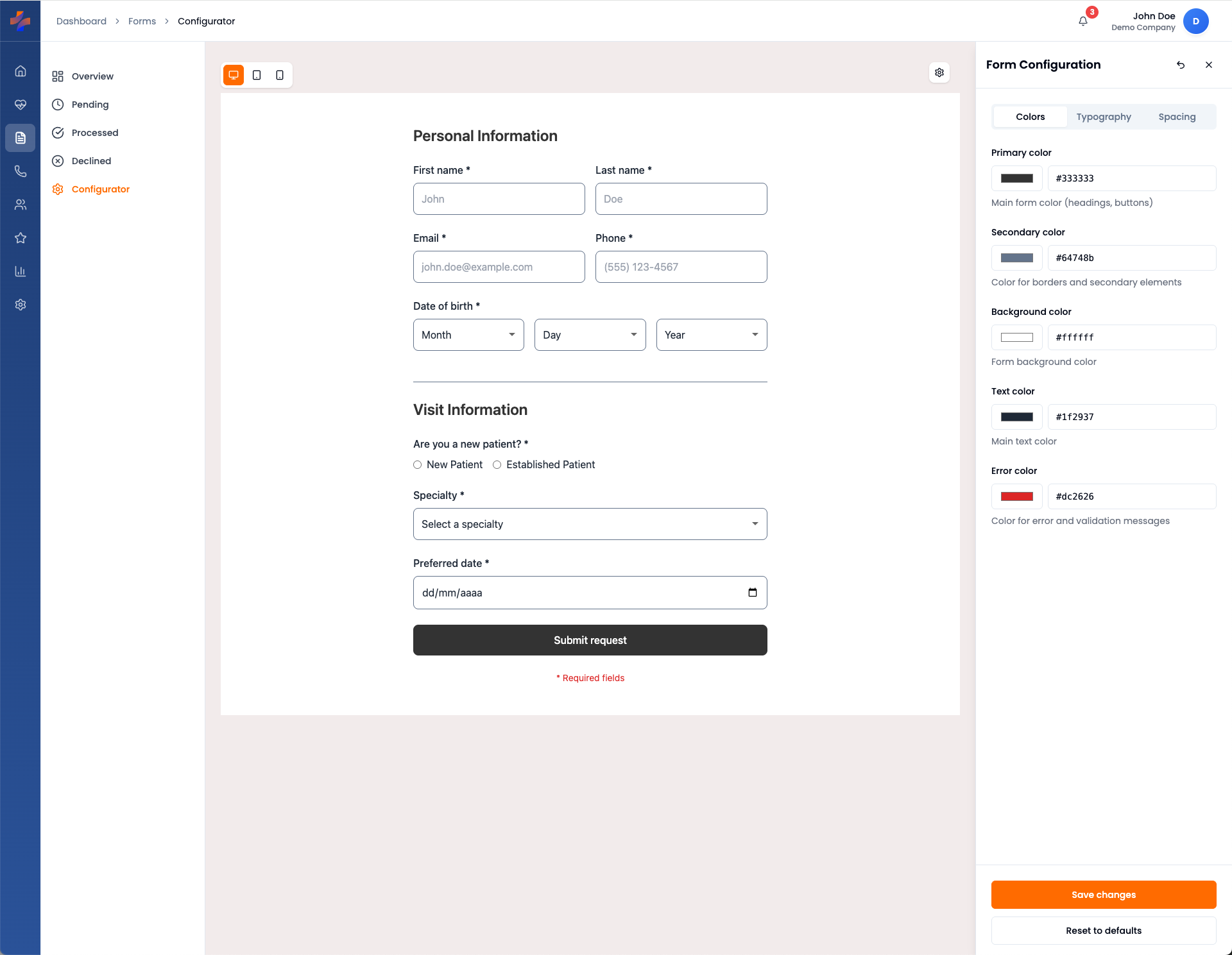 PatientFlow Analytics Dashboard